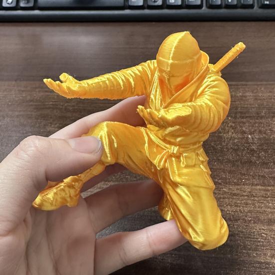 3D-печатный держатель для ручек в виде ниндзя, настольный органайзер для офиса, класса, креативная подставка для карандашей, украшения, подарки для ребенка для учебы