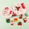 Fondant Cake Decorating Molds Silicone Molds Christmas Santa Chocolate Molds Holiday Dessert Cake Baking Tool Nonstick