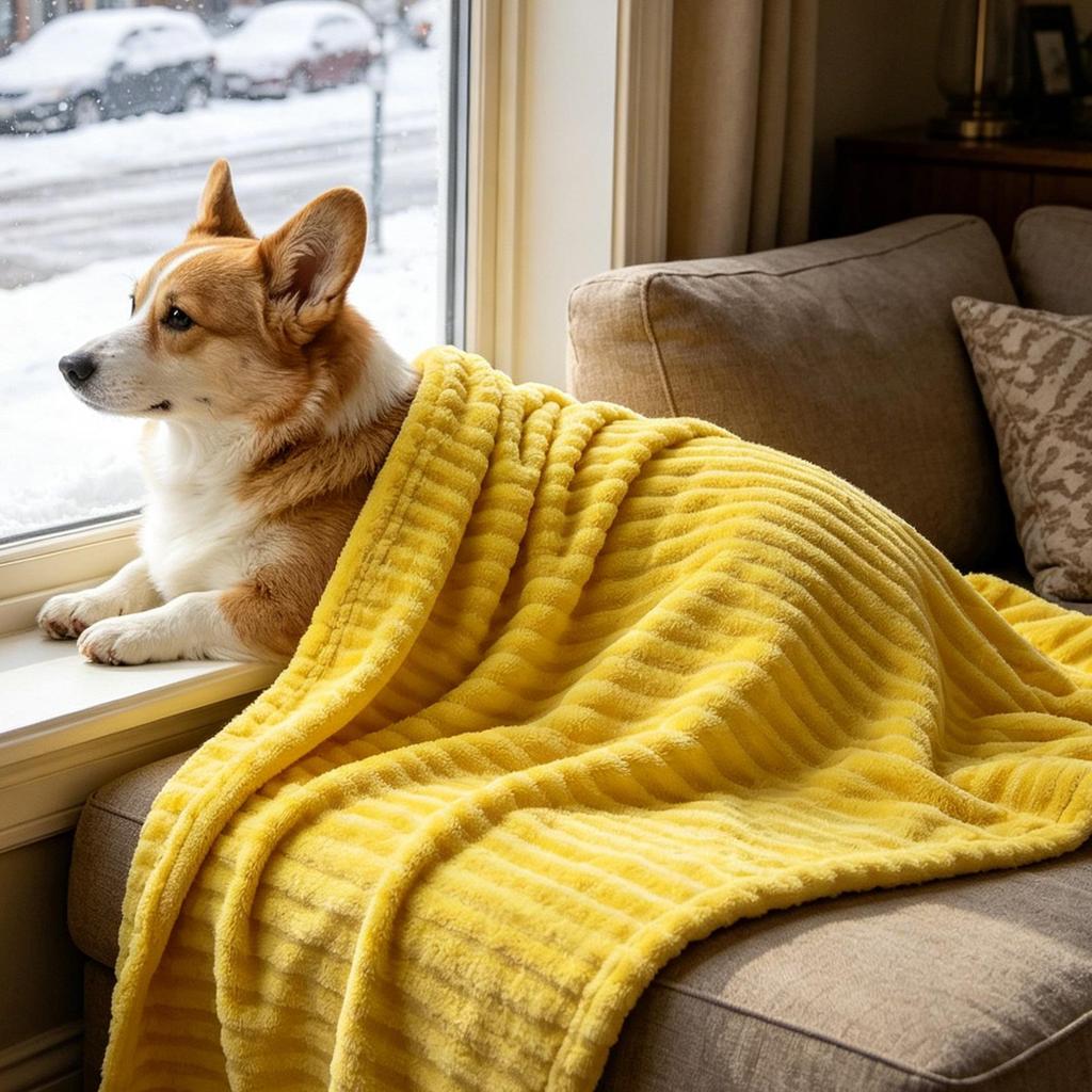Pet Blanket for Dogs Comfortable Washable Companion Pet Blanket for Dog Crate for Small Medium Animals Couch Sofa Bed Kennel Car