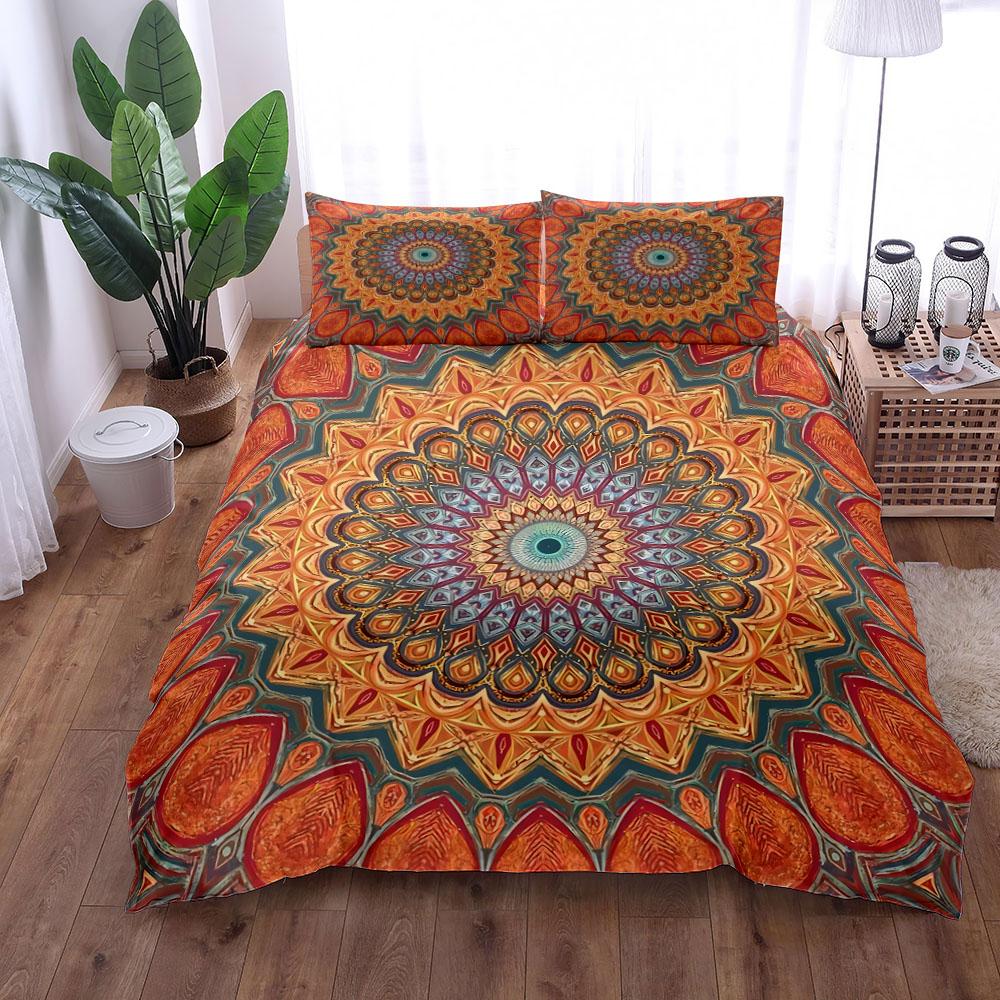Комплект постельного белья для мальчиков в стиле барокко Mandala Vintage Mansion Duvet Cover Set King Queen Double Full Twin Single Size Boys