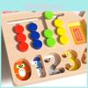 Wooden Toy Puzzle Building Block For Toddler Learning Cognitive Development