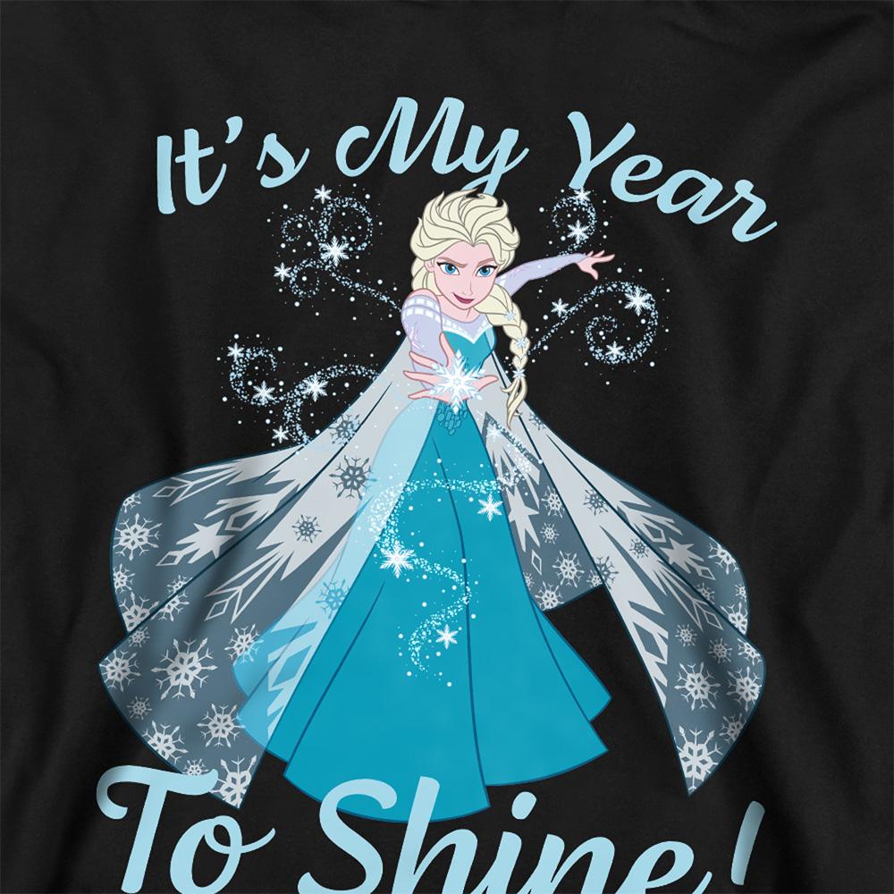 Frozen Childrens/Kids My Year To Shine New Year Pullover Hoodie