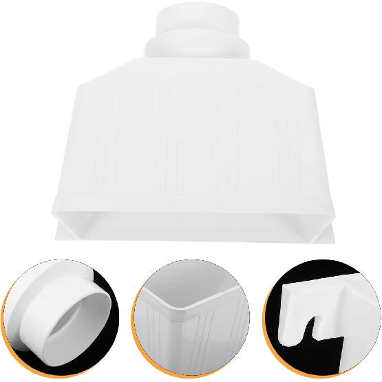 DOITOOL Соединитель желоба, Адаптер водосточной трубы, Удлинители водосточной трубы, Отвод водосточной трубы, Универсальный переходник для водосточной трубы к водосточной трубе