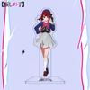 Anime Figure Oshi No Ko Acrylic Stand Model Plate Hoshino Ai Akuamarin Rubii Standing Sign Desk Display Ornament Props Fans
