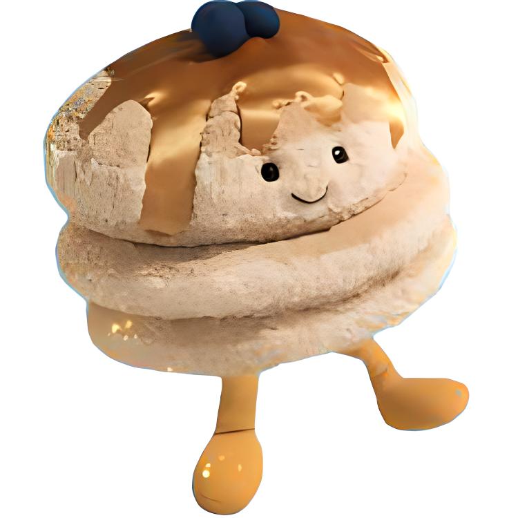 Jellycat Коллекция Гурман Куклы-блинчики Плюшевая кукла Маленький размер Высокий