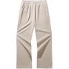 Sports Lifestyle Series Solid Color Mid Waist Warm Loose Casual Pants Women Bottoms Nude-Khaki 962447304-1