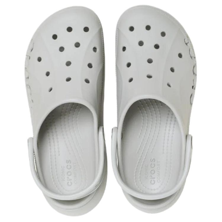 Crocs Baya Удобные простые клоги Женские клоги Серые 208186-101