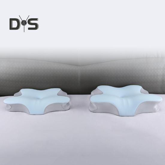 Подушка с эффектом памяти, медленный отскок, эластичная, облегчающая боль в шее, охлаждающая технология, подушка для сна, высокая плотность, поддержка, дышащая, моющаяся, боковая часть спинки