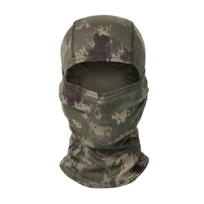 Fleece Tactical Camouflage Balaclava Full Face Mask Winter Warm Wind Shield Biking Hiking Skiing Scarf Hat Bandana Neck Gaiter
