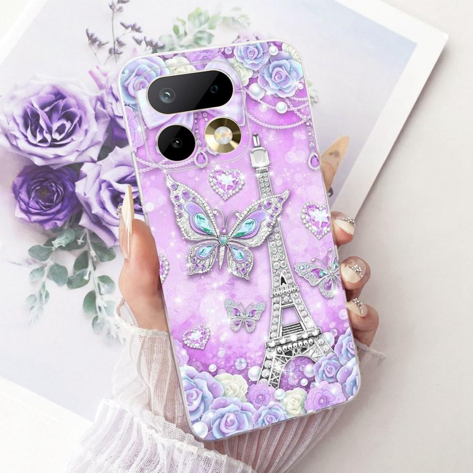 Transparent For Realme 16 Pro 5G Case Luxury Cute Cat Fashion Butterfly Cool Painted Casing For Realme RMX5121 RMX5120