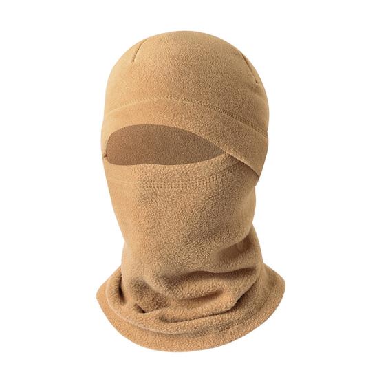 2Pcs/Set Winter Hat Scarf Set Solid Color Polar Fleece Thickened Riding Hat Adjustable Drawstring Neckerchief Set