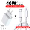 Xiaomi 40W For iPhone Charger USB Type C Fast Charger For iPhone 16 17 15 14 13 12 11 Pro Max PD Charging Cable Phone Accessories