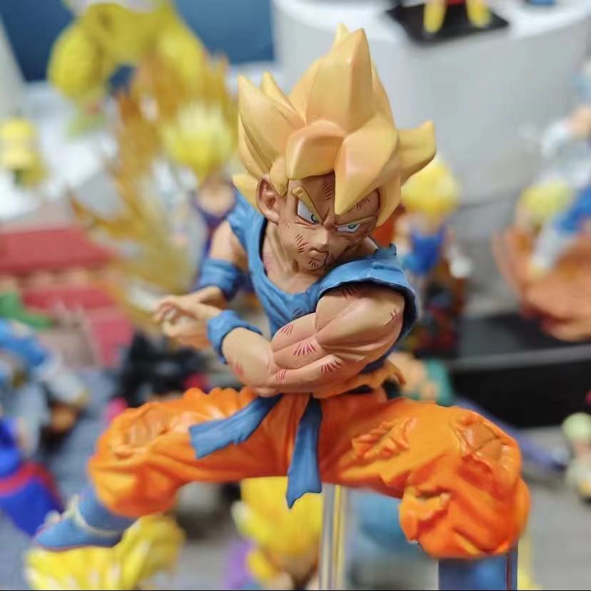 Anime Drogan Boll Z Gocool Figure Super Saiyan Son Gocool Action Figurine Pvc Statue Desktop Ornament Collection Model Toys Gifts