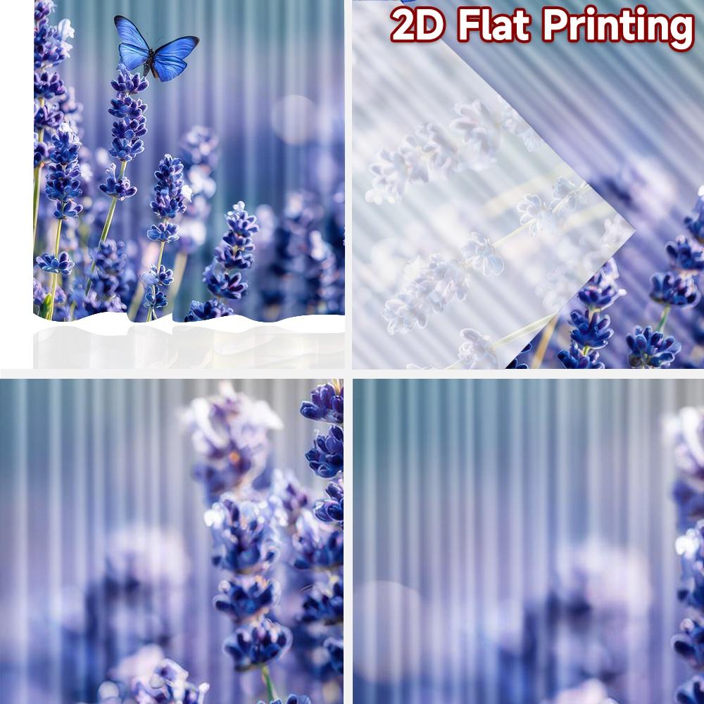 2D плотный фотофон Популярный гобелен Бабочки среди лаванды 100% полиэстер Праздничные фоны для Подходит для