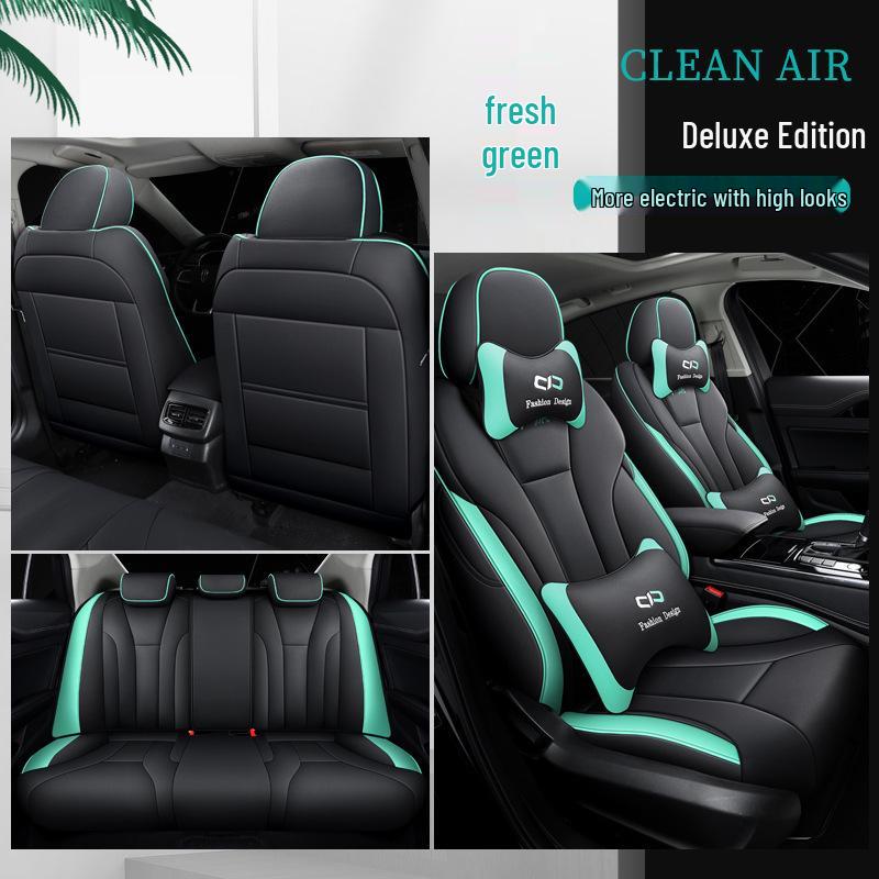 Durable Leather All-Season Full-Surround Seat Covers for Hongqi H5 - 5-Seater