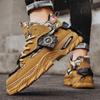 High-top autumn and winter new sports and leisure Martin boots outdoor mountaineering wear-resistant thick-soled waterproof boots
