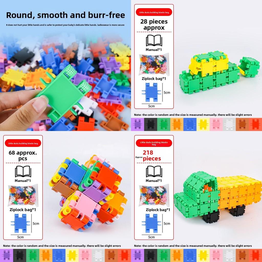 With Plastic Blocks For Toddler Learning And Development