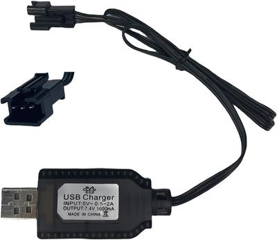 USB-зарядное устройство для LiPo аккумуляторов 7,4 В 2S – Разъем SM-3P – Безопасная и универсальная зарядка для RC-автомобиля/дрона/лодки