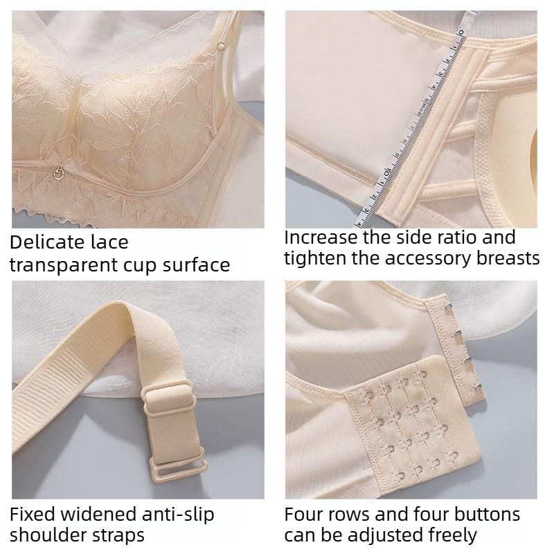 Тонкий немагнитный бумажный бюстгальтер-чашка, формирующий, поддерживает боковые груди, делает большую грудь визуально меньше, дышащий сотовый сэндвич-бюстгальтер