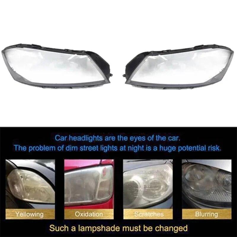 Car Front Headlight Transparent Lampshade Headlamp Cover Lens For Volkswagen For VW Passat B7 / Magotan B7L 2012 2013 2014 2015