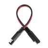 12 AWG SAE To SAE Extension Cable 12 Gauge 2-Pin SAE Connector Extension Cord With Dual Head Plug For Solar Panel Automotive Car Motorcycle 12In