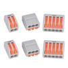 90PCS Compact Wire Conductor Connector Quick Splicing Terminal Block Assortment 250V 32A
