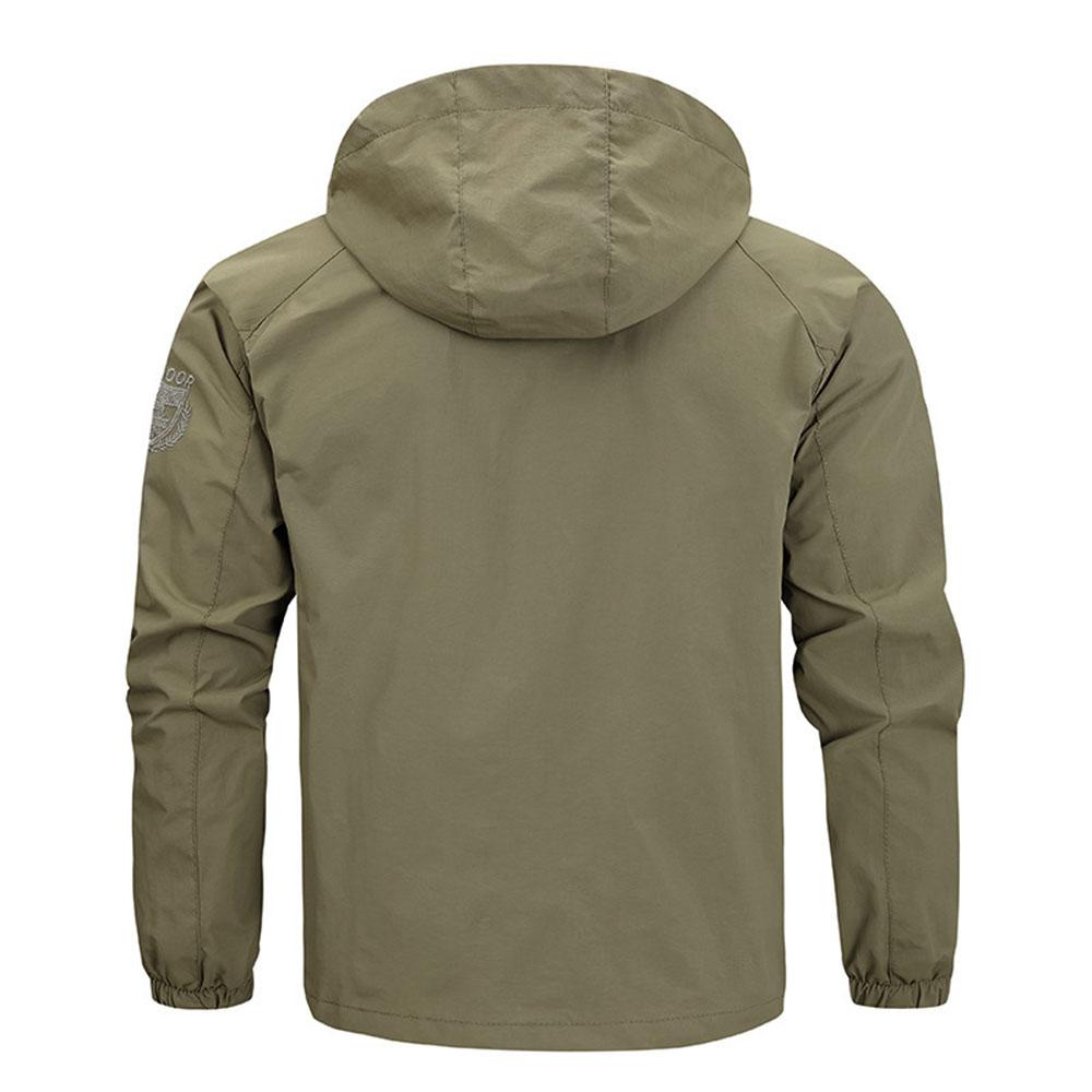 Мужская куртка для активного отдыха, ветровка, пальто для скалолазания, кемпинга, мужская осенняя куртка со съемным капюшоном, свободная куртка-бомбер