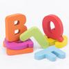 Деревянная головоломка для малышей, алфавит, познание чисел, дошкольное обучение, игра на сопоставление фигур, ранняя образовательная игрушка-головоломка