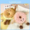 Simulationdonut Plush Stuffed Toy Dessert Doll Couple Keychain Birthday Gifts