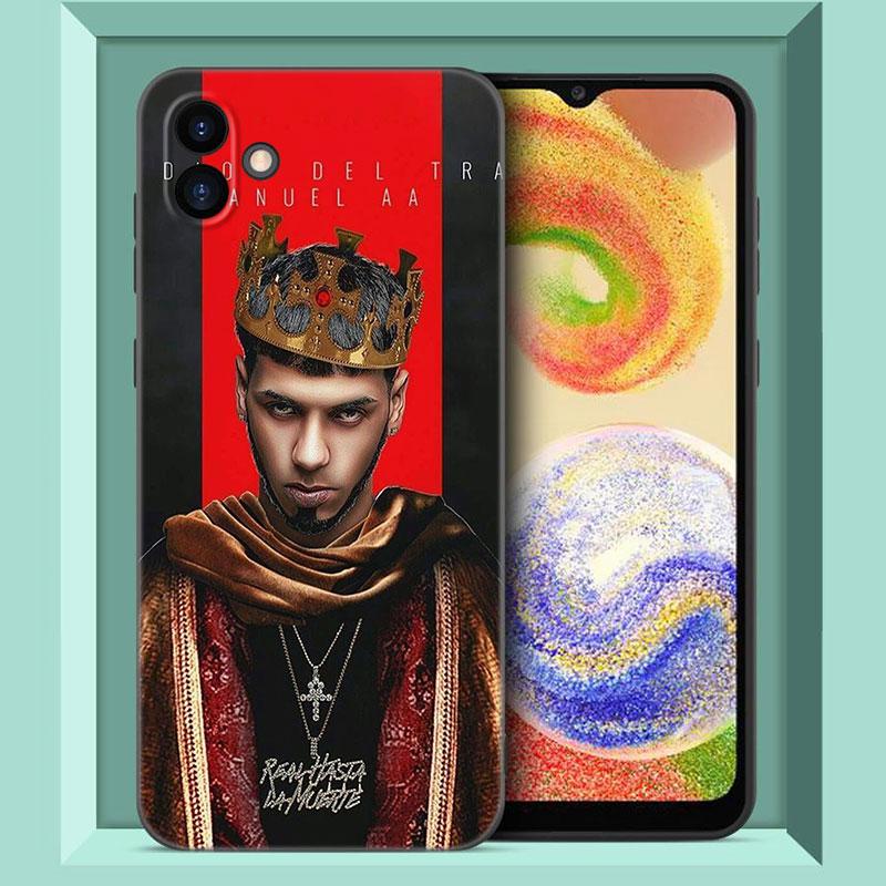 Anuel AA Рэперы Черный Чехол для телефона для Samsung Galaxy A01 A03 Core A04 E A02 A05 A10 A20 A21 A30 A50 S A6 A8 Plus A7 2018