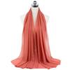 Muslim Chiffon Hijab Scarf Women Long Solid Color Head Wrap For Women Hijabs Scarves Ladies Muslim Veil Jersey Hijabs 180*70cm