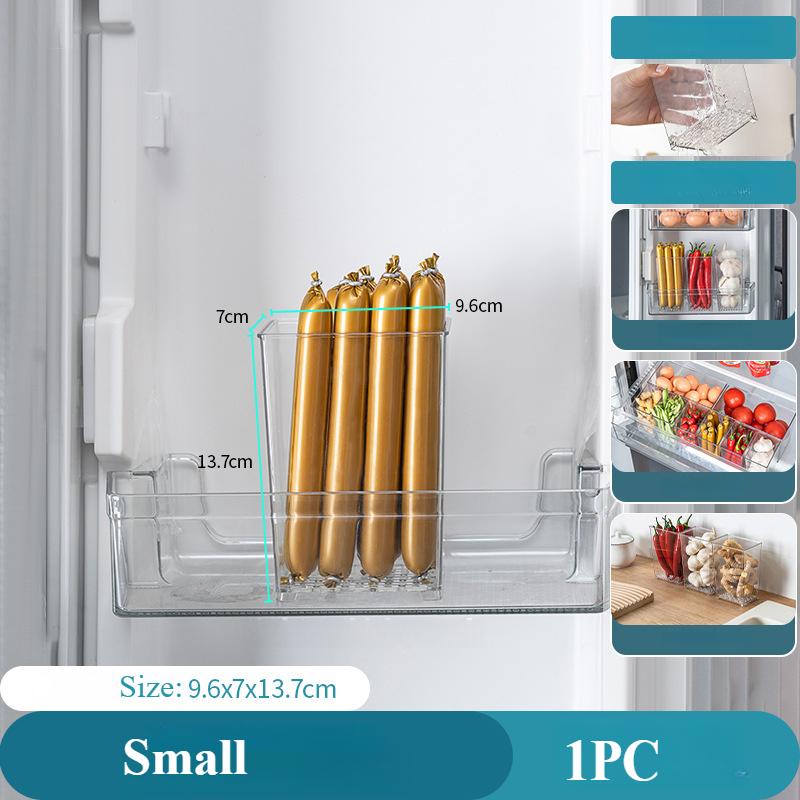 Органайзер для холодильника Ящики для хранения фруктов и продуктов Ящик для хранения Прозрачный ящик для хранения яиц Морозильник Кухонный холодильник Органайзер для хранения