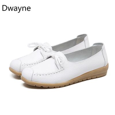 Весенние туфли женские из натуральной кожи модные повседневные мокасины с бахромой с закругленным носком однотонные балетки эспадрильи женские 45