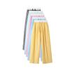 Blue Plaid Pants Children's Spring and Summer New High-waisted Dopamine Yamamoto Pants Small Casual Wide-leg Pants