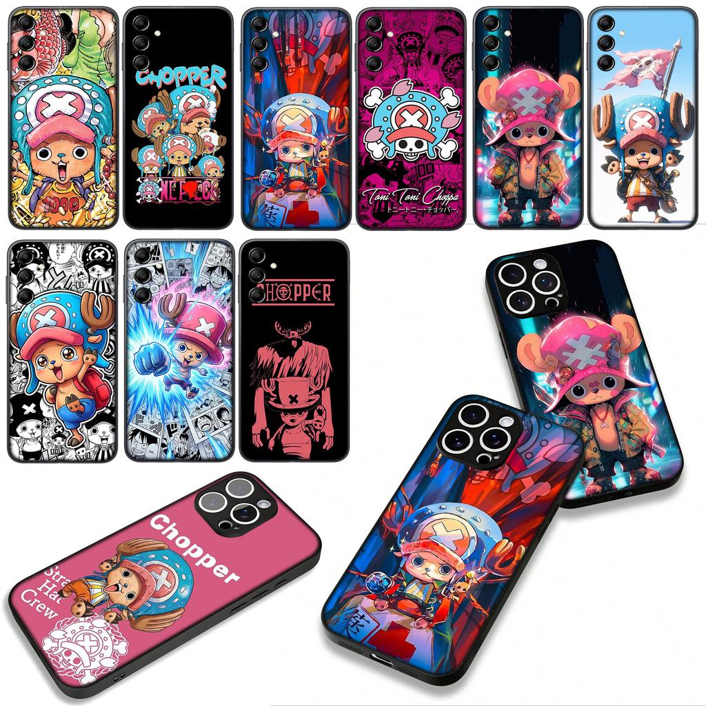 Обои One Piece Тони Тони Чоппер Чехол для телефона для Apple iPhone 16 15 14 Plus 13 12 Mini 17 Pro Max + ProMax 16E Air 16+