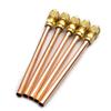 5Pcs/Set Air Conditioner Refrigeration Access Valves Copper Tube Filling Parts