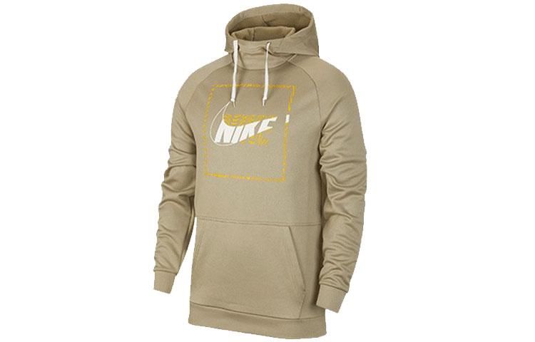 Nike Sweatshirts Men's Brown Hooded Moderate Other CU6732-342