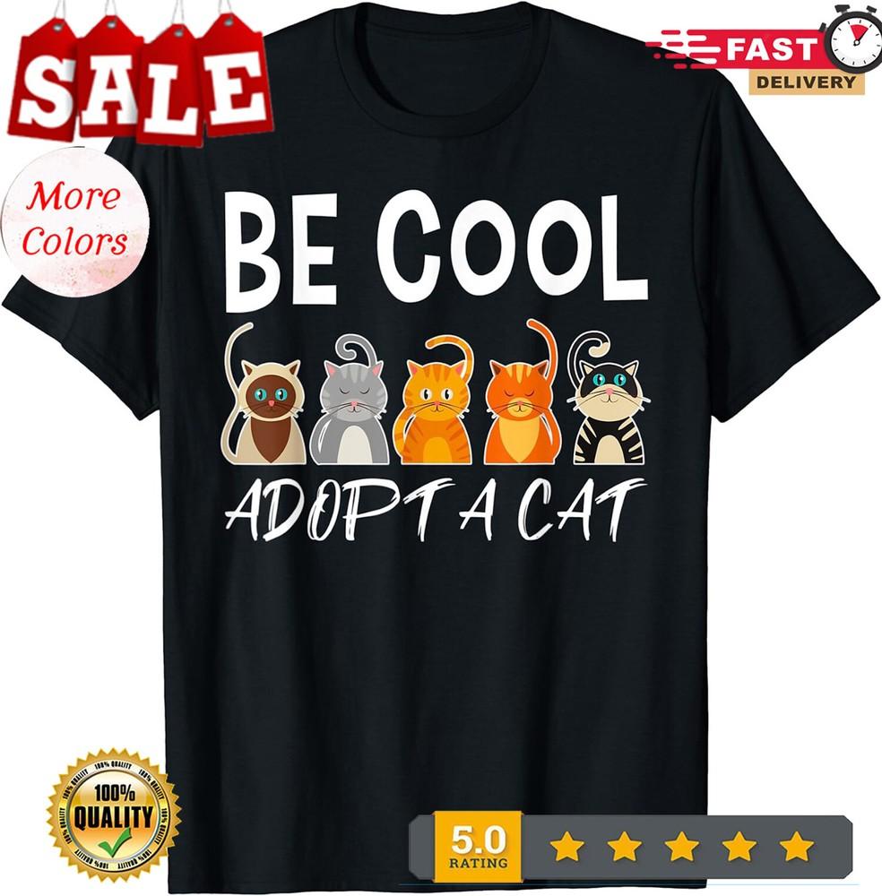 2025/Adopt a Cat Shirt Cat Rescue Cat Adoption Love Unisex T-Shirt Unisex T-Shirt