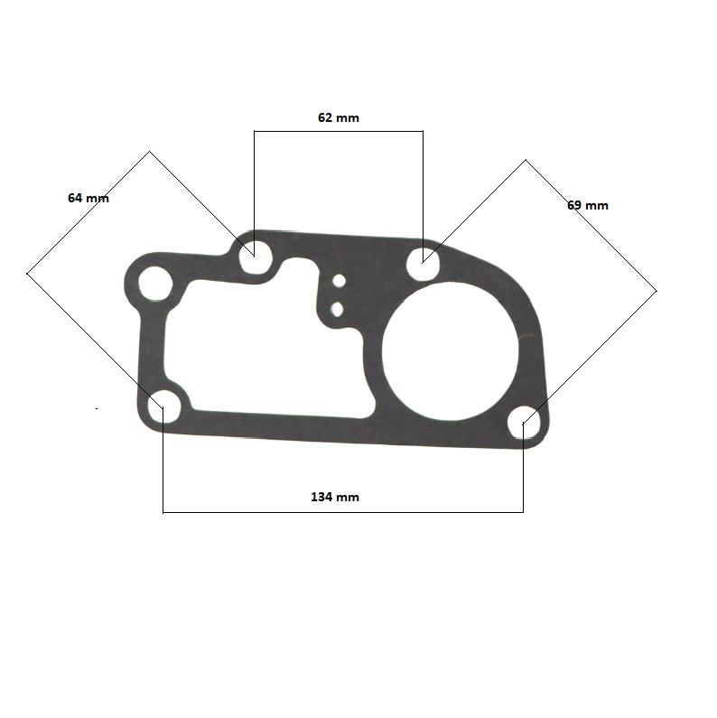 Water pump, coolant engine S4E Mitsubishi 34545-00013 LEILAND