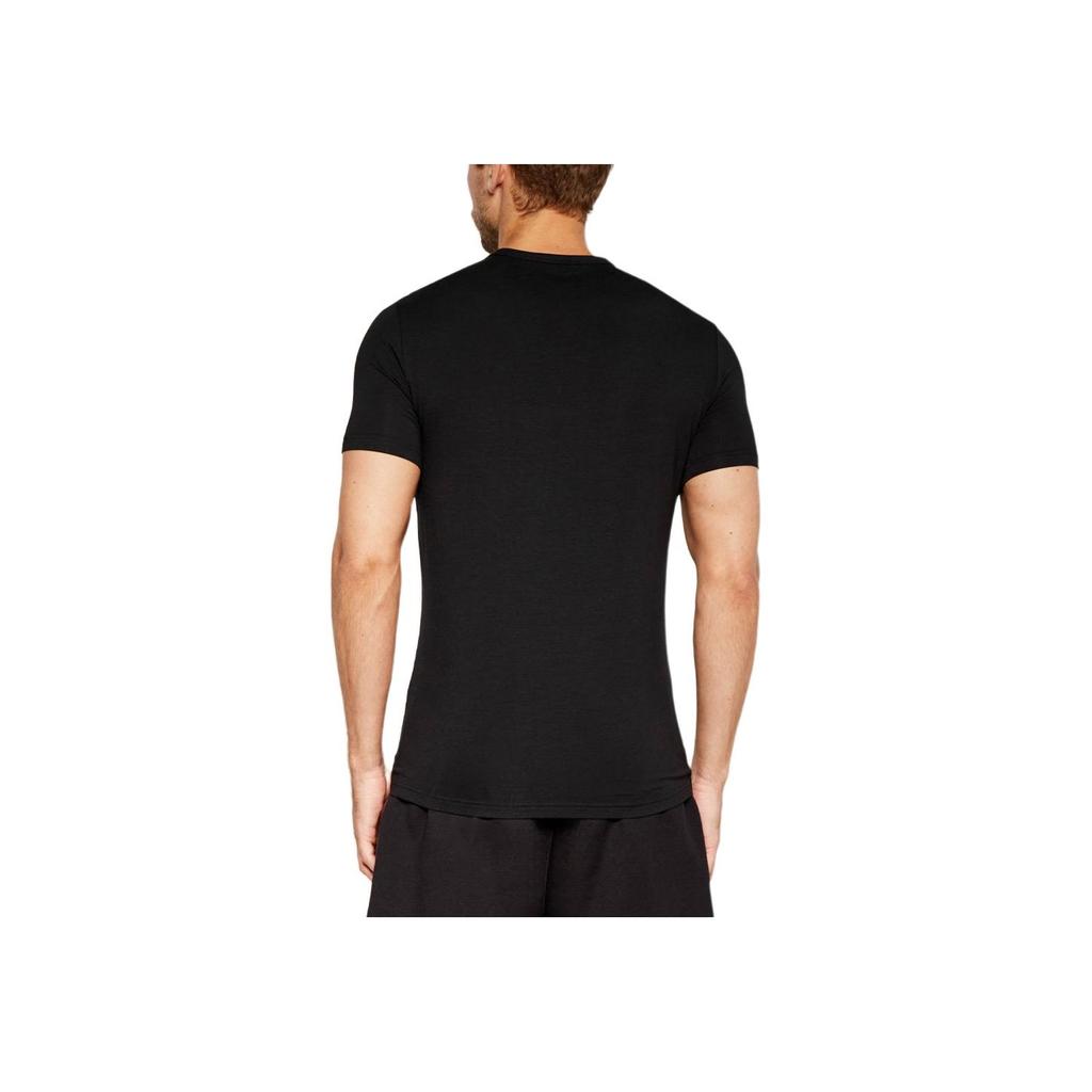 Emporio Armani Мужская футболка с коротким рукавом и круглым вырезом, повседневная, с логотипом, 2 шт. 1112678-A7170-2520