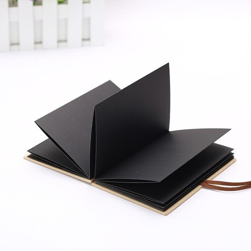 Adhesive Style Folding Photo Album Retro Diy Photo Album Accordion Photo Album Travel Journal