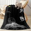 Ronaldo's Champion's Glory Celebration Blanket Comfortable Great for Picnics Seaside Office Chair for All Occasions Modern Gift for Travel Home Birthd