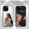 R-Rosalia L-lux Чехол для телефона для iPhone 17,16,15,14,13,12,11,Pro,Max,Plus,Mini,SE4,E Магнитный Magsafe Беспроводная зарядка
