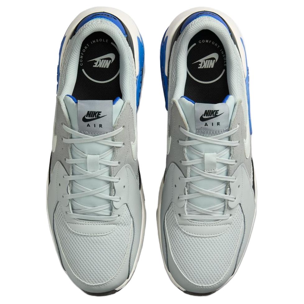 Nike Air Max Excee Кожаная Амортизация, Износостойкие Низкие Повседневные Кроссовки Мужские Серый Синий FZ5486-004