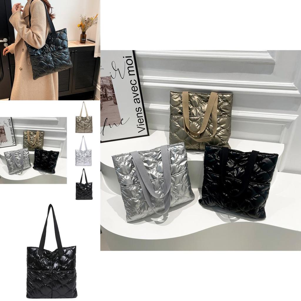 Elegant Luxurious Cotton Tote Bag For Women Large Capacity Available In Three Colors