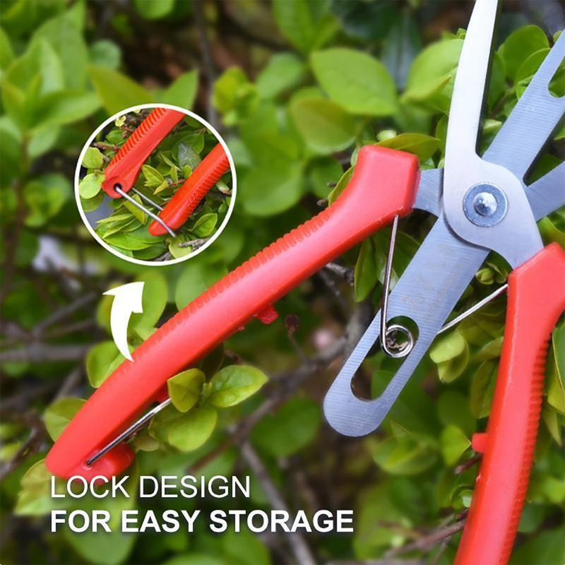 3pcs Garden Pruning Shears Potted Flowers Trim Branches Scissors Fruit Picking Scissors Orchard Farm Gardening Hand Shear Tools
