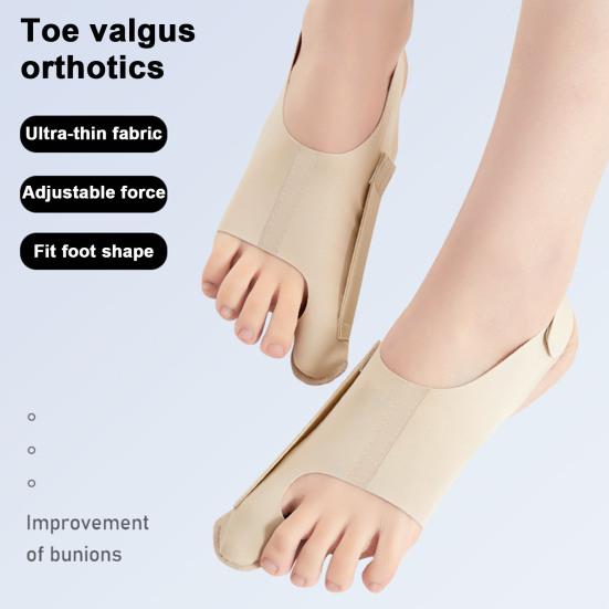 Bunion Corrector with Fastener Tape Super Soft High Elastic Breathable Adjustable Pain Relief Bunion Splint Toe Alignment Brace
