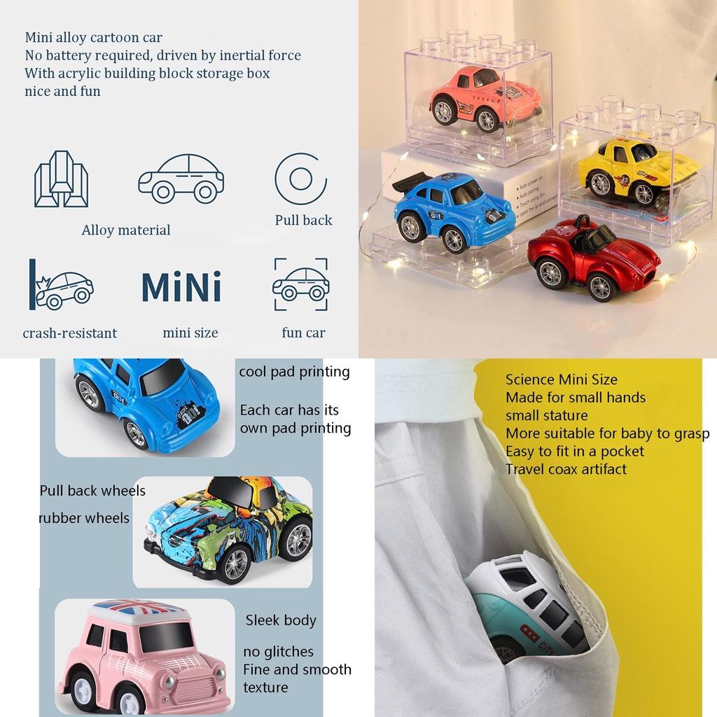 Mini Graffiti Alloy Toy Car Set Perfect Gift For Kids