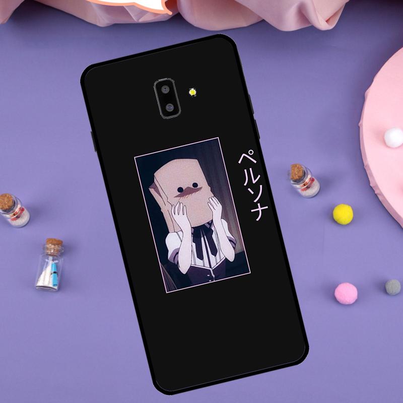 Грустная японская аниме эстетика Чехол для Samsung Galaxy J4 J6 2018 A7 A9 A6 A8 Plus J8 J3 J5 J7 2017 J1 A5 A3 2016 Чехол