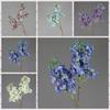 Elegant Artificial Lilac Flower Luxury Fake Flower Silk Lilac Flower Branch  Wedding Birthday Party